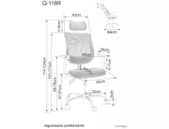 Dzieci Signal Fotele Do Biura|Krzesła Do Biurka Do Pokoju Młodzieżowego*Fotel obrotowy Q-118R