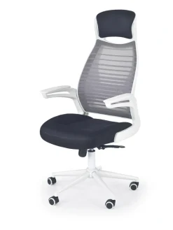 Halmar Fotele*FRANKLIN fotel pracowniczy czarno-popielaty-biały (1p=1szt)1 sztuka