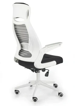 Halmar Fotele*FRANKLIN fotel pracowniczy czarno-popielaty-biały (1p=1szt)1 sztuka