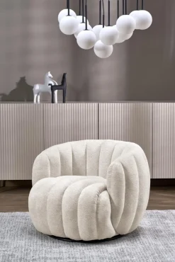 Halmar Fotele*FRASER fotel wypoczynkowy kremowy (1p=1szt)1 sztuka