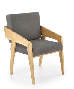 Halmar Fotele*FREEDOM fotel dąb naturalny/popiel (1p=1szt)1 sztuka