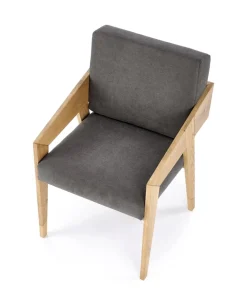 Halmar Fotele*FREEDOM fotel dąb naturalny/popiel (1p=1szt)1 sztuka