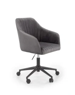 Halmar Fotele*FRESCO fotel młodzieżowy popielaty velvet (1p=1szt)1 sztuka