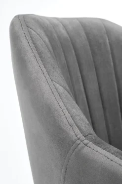 Halmar Fotele*FRESCO fotel młodzieżowy popielaty velvet (1p=1szt)1 sztuka