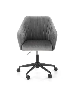 Halmar Fotele*FRESCO fotel młodzieżowy popielaty velvet (1p=1szt)1 sztuka