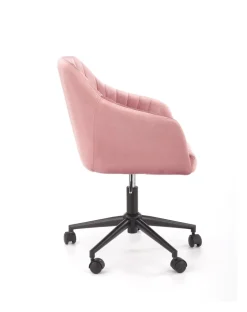 Halmar Fotele*FRESCO fotel młodzieżowy różowy velvet (1p=1szt)1 sztuka