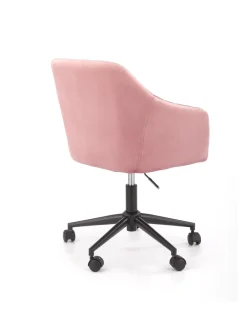 Halmar Fotele*FRESCO fotel młodzieżowy różowy velvet (1p=1szt)1 sztuka