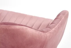 Halmar Fotele*FRESCO fotel młodzieżowy różowy velvet (1p=1szt)1 sztuka