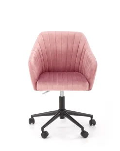 Halmar Fotele*FRESCO fotel młodzieżowy różowy velvet (1p=1szt)1 sztuka