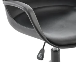 Halmar Fotele*FROST fotel młodzieżowy, czarny (1p=1szt)1 sztuka