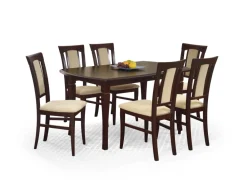 Halmar Stoły*FRYDERYK 160/240 cm stół kolor ciemny orzech (160-240x90x74 cm)1 sztuka