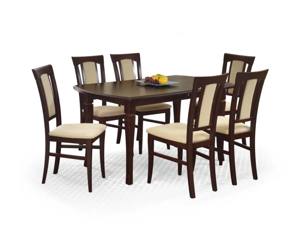 Halmar Stoły*FRYDERYK 160/240 cm stół kolor ciemny orzech (160-240x90x74 cm)1 sztuka