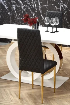 Halmar Stoły*GALARDO stół rozkładany, biały / złoty (3p=1szt)1 sztuka