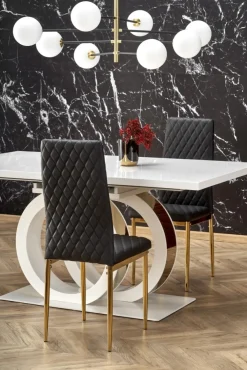 Halmar Stoły*GALARDO stół rozkładany, biały / złoty (3p=1szt)1 sztuka