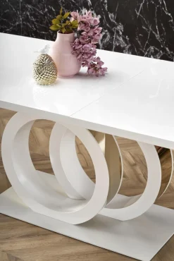 Halmar Stoły*GALARDO stół rozkładany, biały / złoty (3p=1szt)1 sztuka