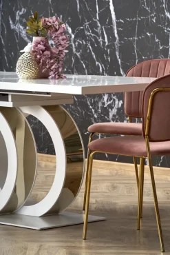 Halmar Stoły*GALARDO stół rozkładany, biały / złoty (3p=1szt)1 sztuka