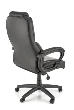 Halmar Fotele*GANDALF fotel gabinetowy czarny / popielaty (1p=1szt)1 sztuka