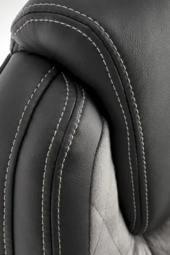 Halmar Fotele*GANDALF fotel gabinetowy czarny / popielaty (1p=1szt)1 sztuka