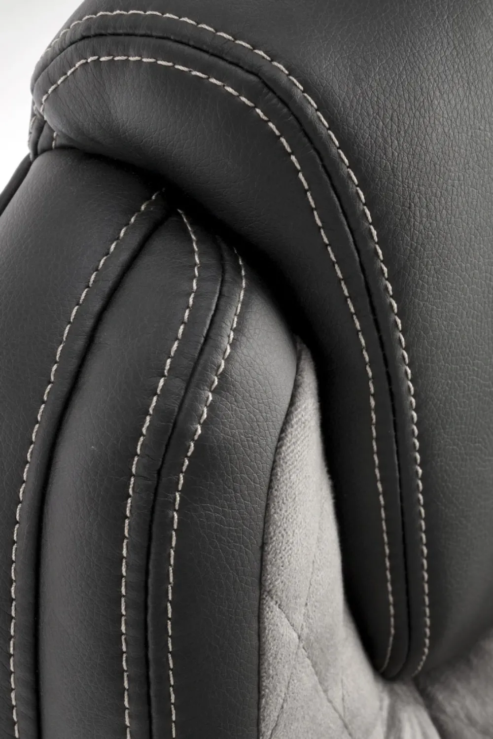 Halmar Fotele*GANDALF fotel gabinetowy czarny / popielaty (1p=1szt)1 sztuka