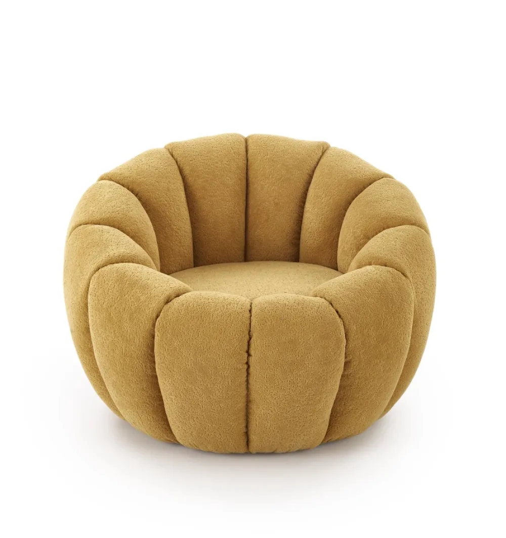 Halmar Fotele*GASPAR 2 fotel wypoczynkowy musztardowy (1p=1szt)1 sztuka