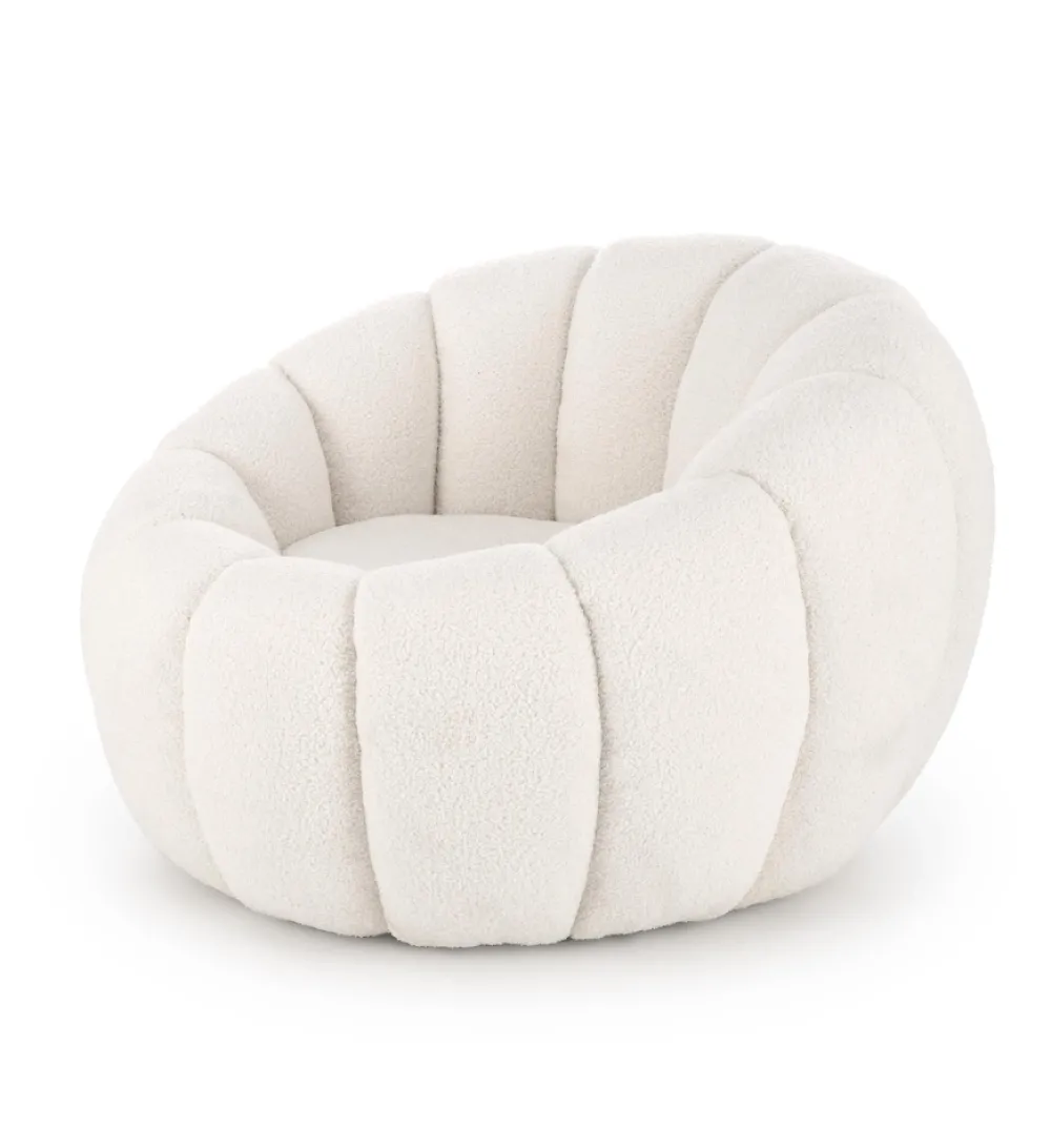 Halmar Fotele*GASPAR fotel wypoczynkowy kremowy (1p=1szt)1 sztuka