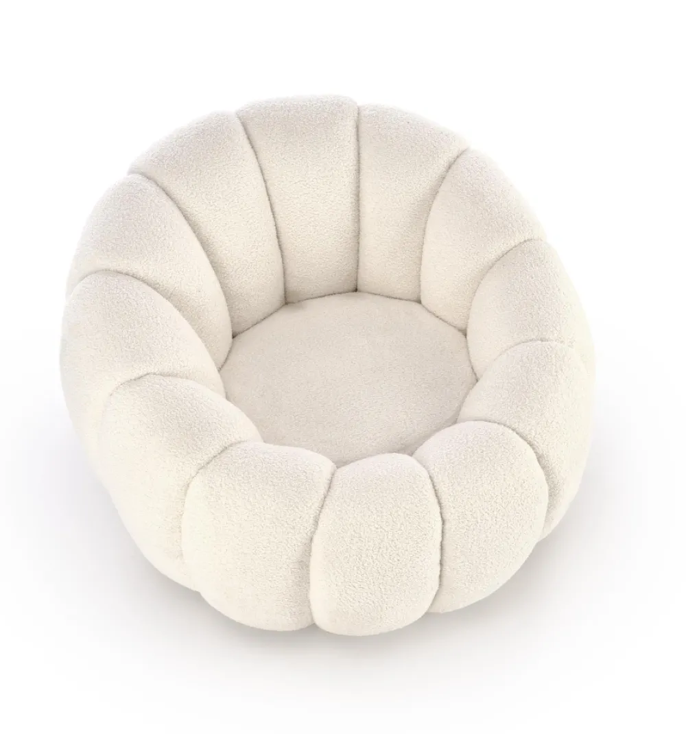 Halmar Fotele*GASPAR fotel wypoczynkowy kremowy (1p=1szt)1 sztuka