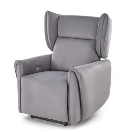 Halmar Fotele*GELATO fotel wypoczynkowy popielaty (2p=1szt)1 sztuka