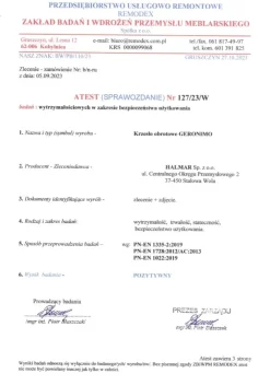 Halmar Fotele*GERONIMO fotel gabinetowy czarny (1p=1szt)1 sztuka