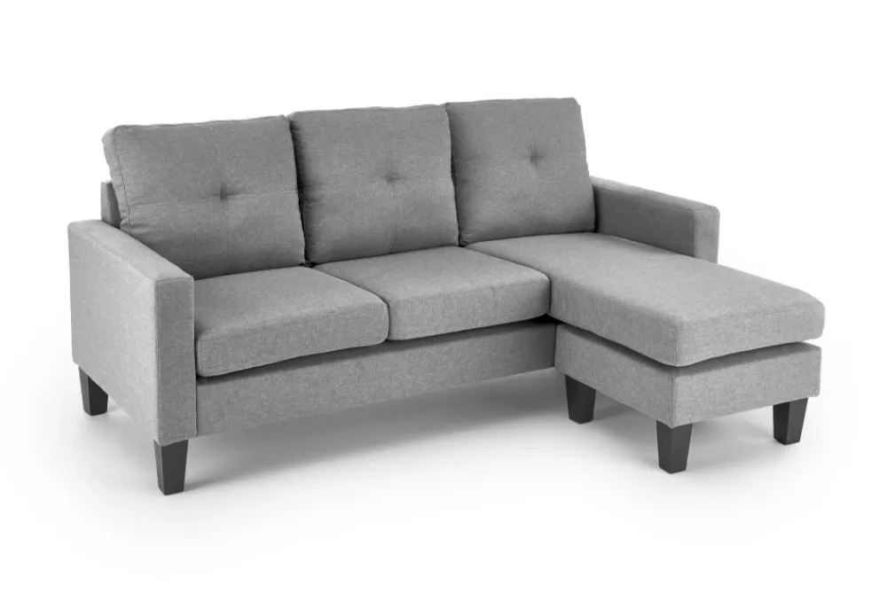 Halmar Fotele*GERSON sofa z podnóżkiem popielaty (1p=1szt)1 sztuka