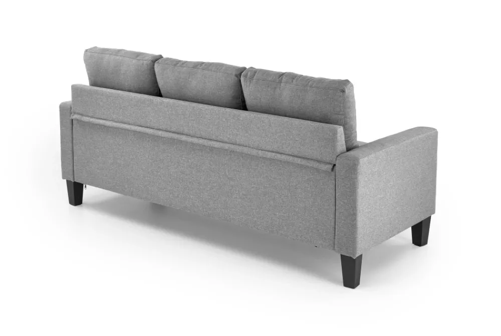 Halmar Fotele*GERSON sofa z podnóżkiem popielaty (1p=1szt)1 sztuka