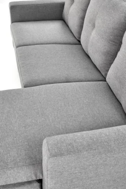 Halmar Fotele*GERSON sofa z podnóżkiem popielaty (1p=1szt)1 sztuka