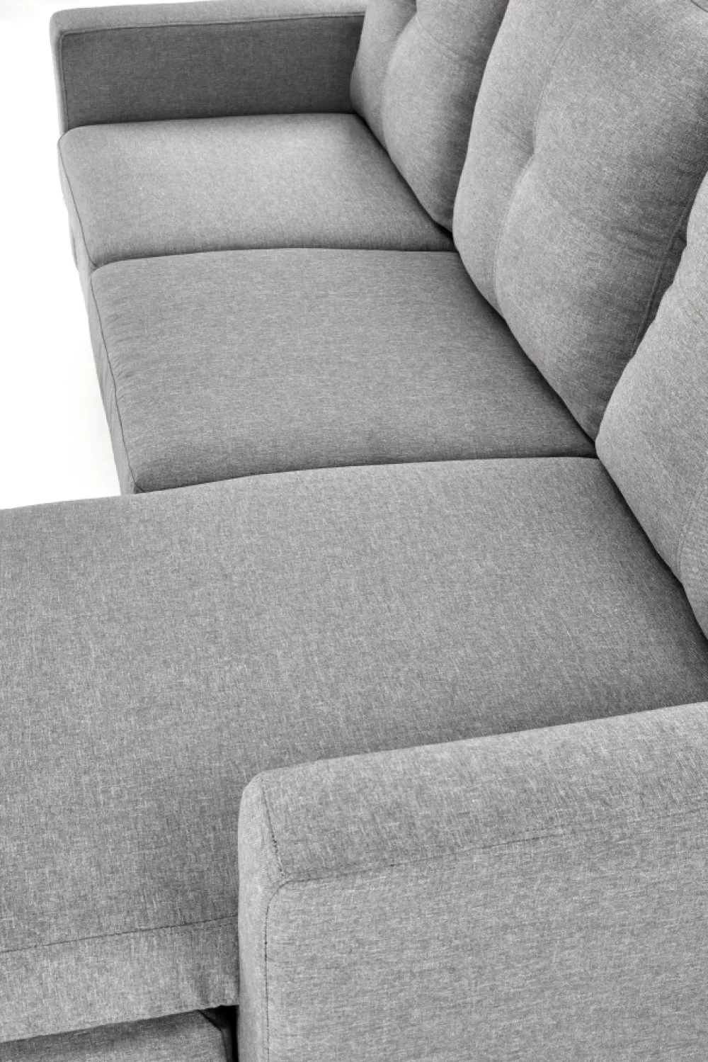 Halmar Fotele*GERSON sofa z podnóżkiem popielaty (1p=1szt)1 sztuka