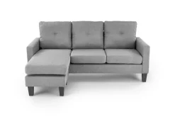 Halmar Fotele*GERSON sofa z podnóżkiem popielaty (1p=1szt)1 sztuka