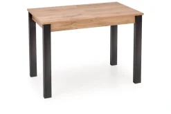 Halmar Stoły*GINO stół rozkładany blat - dąb wotan, nogi - czarny (1p=1szt)1 sztuka