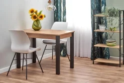 Halmar Stoły*GINO stół rozkładany blat - dąb wotan, nogi - czarny (1p=1szt)1 sztuka