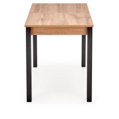 Halmar Stoły*GINO stół rozkładany blat - dąb wotan, nogi - czarny (1p=1szt)1 sztuka