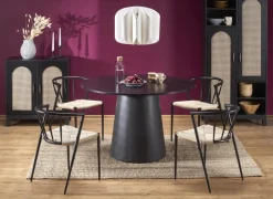 Halmar Stoły*GINTER stół okrągły, czarny (2p=1szt)1 sztuka