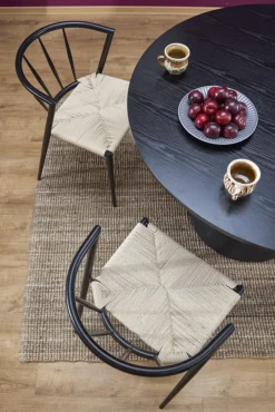 Halmar Stoły*GINTER stół okrągły, czarny (2p=1szt)1 sztuka