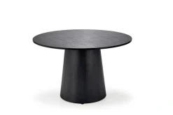 Halmar Stoły*GINTER stół okrągły, czarny (2p=1szt)1 sztuka