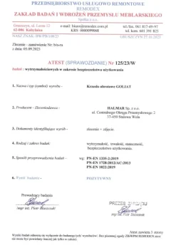 Halmar Fotele*GOLIAT fotel gabinetowy czarny (1p=1szt)1 sztuka