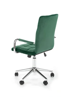 Halmar Fotele*GONZO 4 fotel młodzieżowy ciemny zielony velvet (1p=1szt)1 sztuka