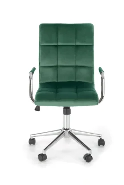 Halmar Fotele*GONZO 4 fotel młodzieżowy ciemny zielony velvet (1p=1szt)1 sztuka