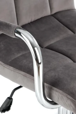 Halmar Fotele*GONZO 4 fotel młodzieżowy popielaty velvet (1p=1szt)1 sztuka