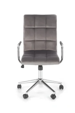 Halmar Fotele*GONZO 4 fotel młodzieżowy popielaty velvet (1p=1szt)1 sztuka