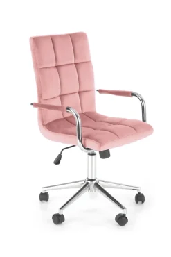 Halmar Fotele*GONZO 4 fotel młodzieżowy różowy velvet (1p=1szt)1 sztuka