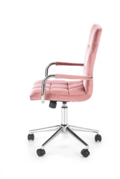 Halmar Fotele*GONZO 4 fotel młodzieżowy różowy velvet (1p=1szt)1 sztuka