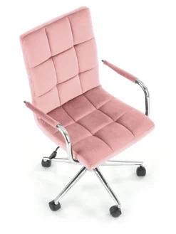 Halmar Fotele*GONZO 4 fotel młodzieżowy różowy velvet (1p=1szt)1 sztuka