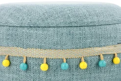 Halmar Fotele*GRADO zestaw 2 puf, jasny niebieski (1p=1szt)1 sztuka