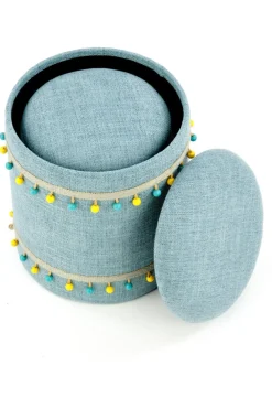 Halmar Fotele*GRADO zestaw 2 puf, jasny niebieski (1p=1szt)1 sztuka