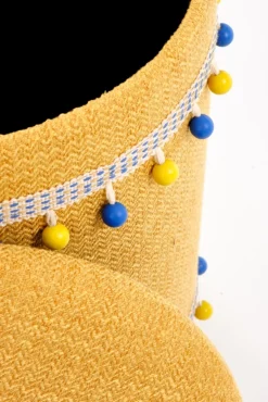 Halmar Fotele*GRADO zestaw 2 puf, żółty (1p=1szt)1 sztuka